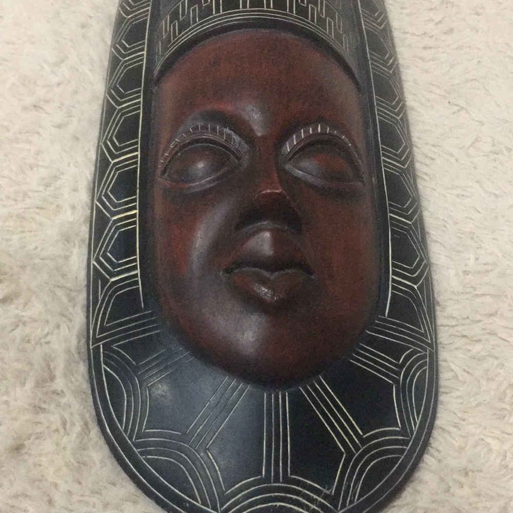 Amarula Cream Liqueur Tribal African Resin Mask 3D Wall Art 10 - Picture 12 of 13
